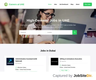 Careers at UAE screenshot preview