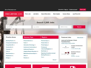 The Lawyer Jobs screenshot preview