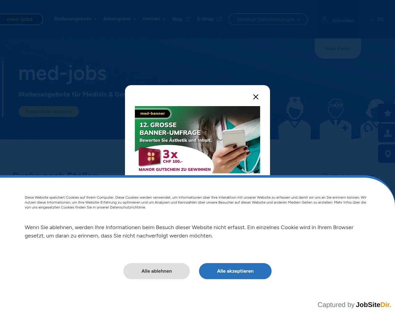 med-jobs screenshot med-jobs website screenshot