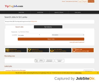TipTopJob Sri Lanka screenshot preview