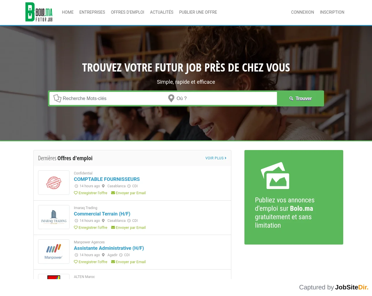 Bolo website screenshot