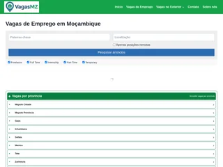 VagasMz screenshot preview