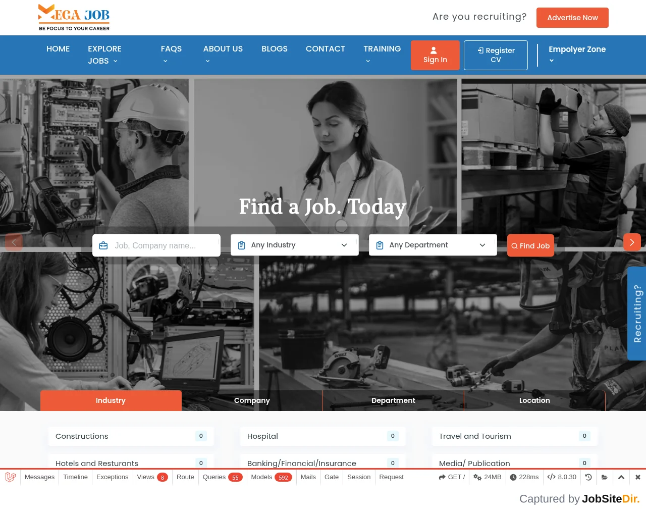 KTM Rush screenshot KTM Rush website screenshot