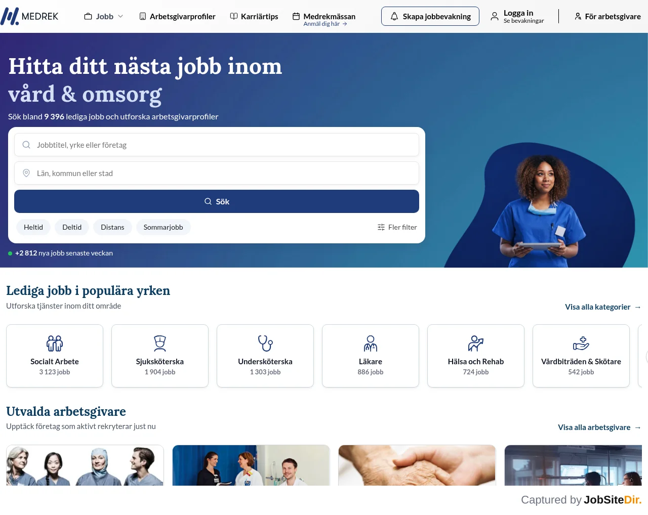 Medrek website screenshot