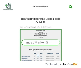 Rekryteringsföretagen screenshot preview
