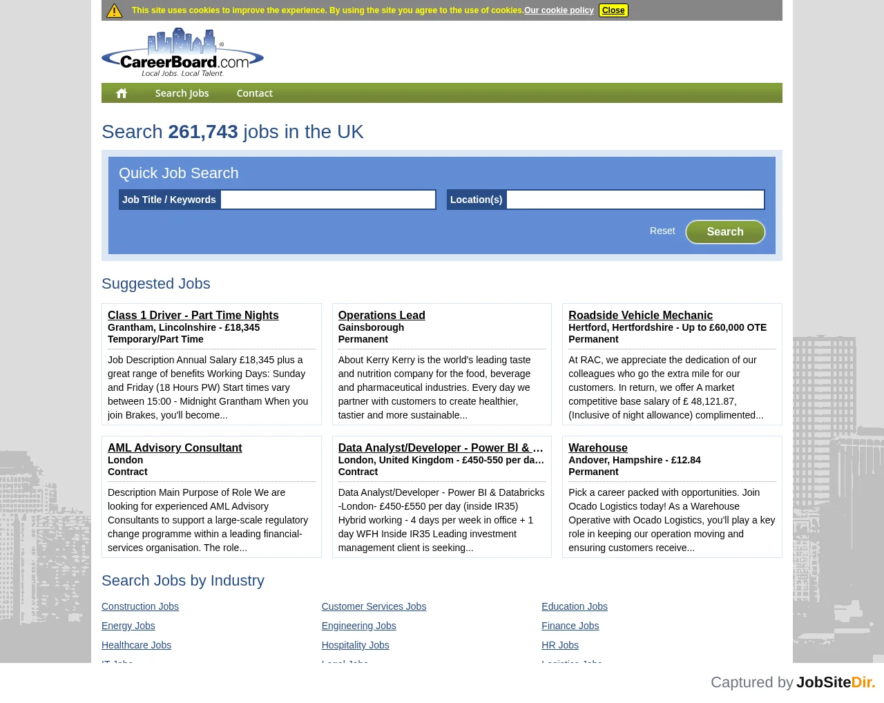 Careerboard screenshot Careerboard website screenshot