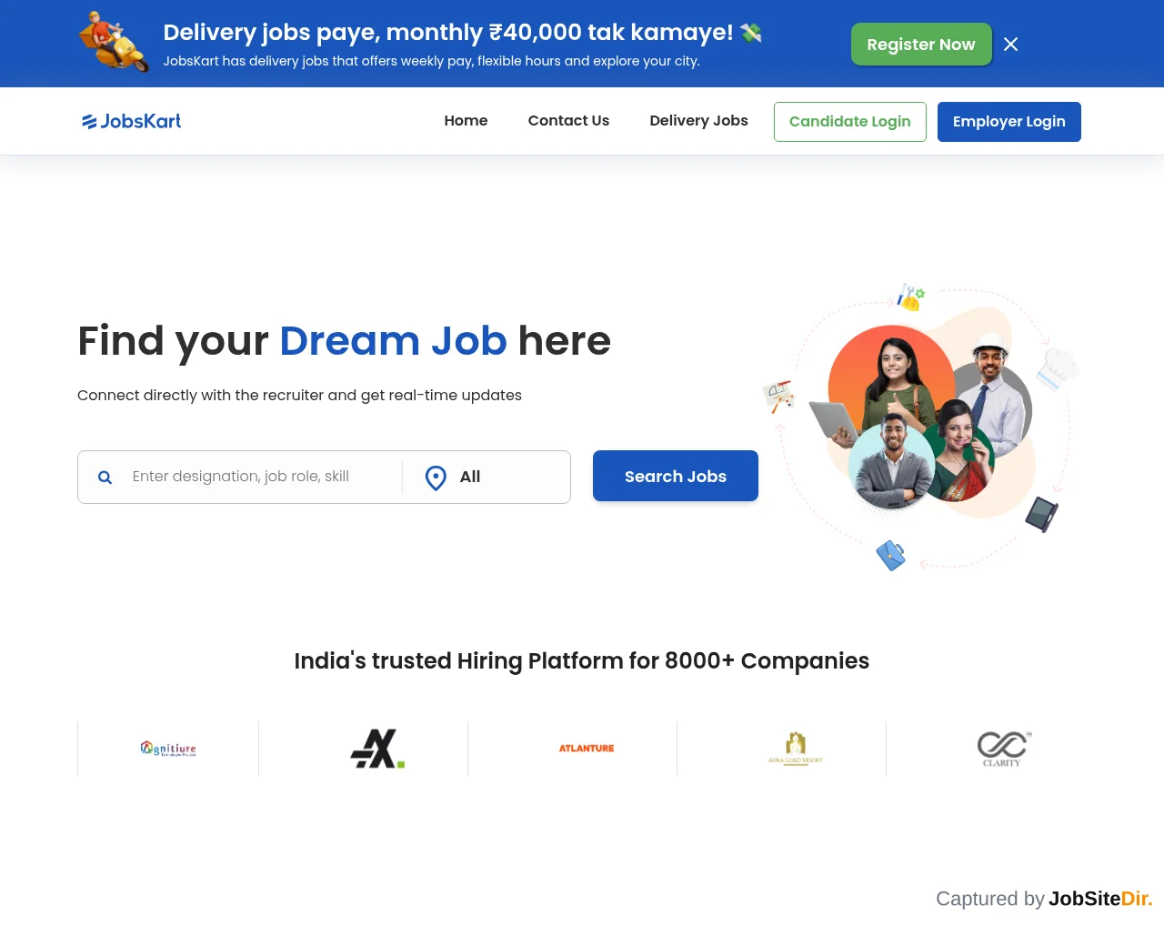 JobsKart website screenshot