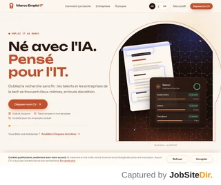 Maroc Emploi IT screenshot preview Maroc Emploi IT screenshot preview