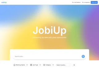 JobiUp screenshot preview