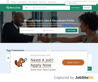BetaJob Nigeria screenshot preview