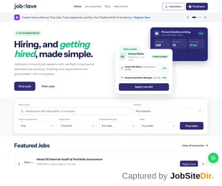 JobClave screenshot preview