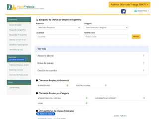 Facil Trabajo screenshot preview Facil Trabajo screenshot preview