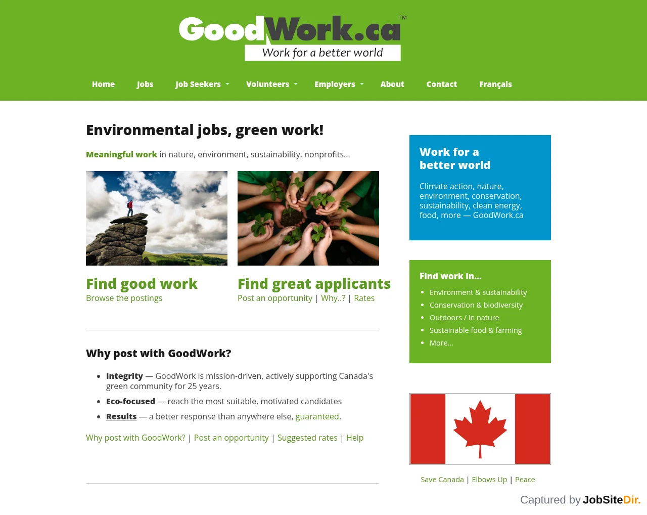 GoodWork screenshot GoodWork website screenshot