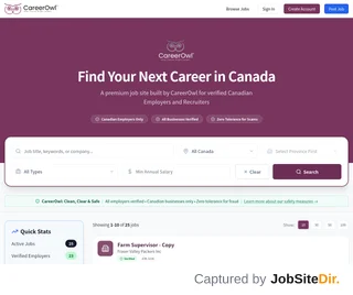 CareerOwl screenshot preview CareerOwl screenshot preview