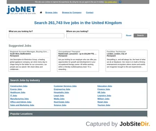 JobNet UK screenshot preview