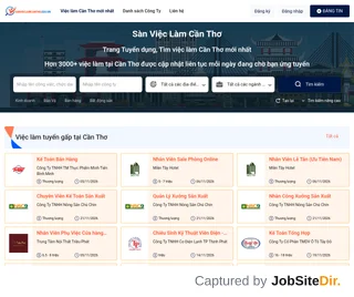 Sàn Việc Làm Cần Thơ Edu screenshot preview Sàn Việc Làm Cần Thơ Edu screenshot preview