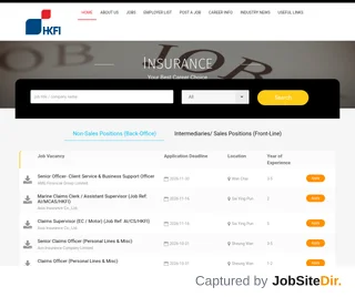 Insurance Jobs HK screenshot preview