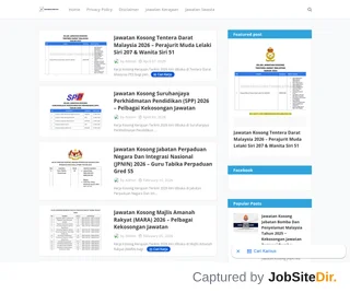 KEMASKINI JAWATAN platform preview
