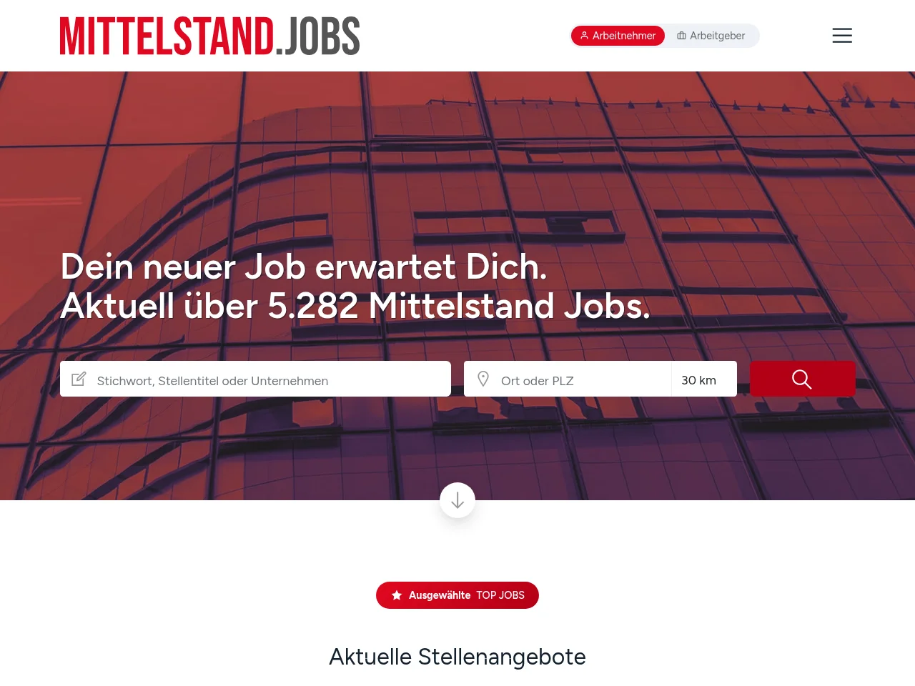 MITTELSTAND website screenshot