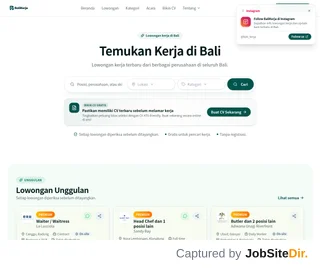 BaliKerja screenshot preview