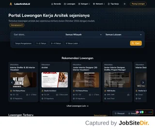 LokerArsitek screenshot preview LokerArsitek screenshot preview