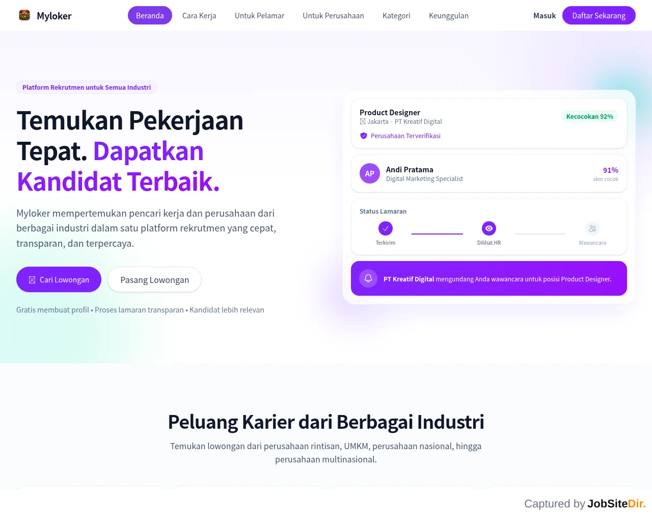 Myloker screenshot Myloker website screenshot