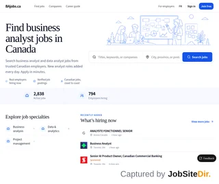 BAjobs screenshot preview