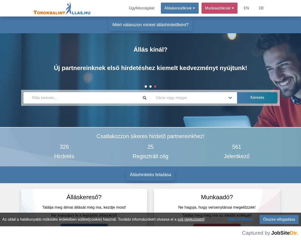 TorokbalintAllas screenshot TorokbalintAllas website screenshot