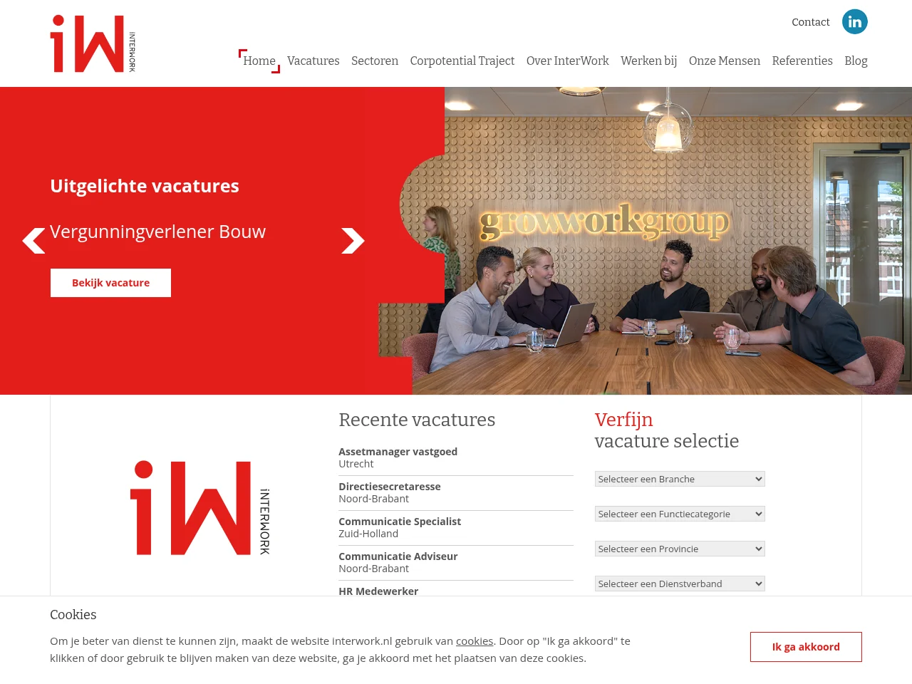 InterWork website screenshot