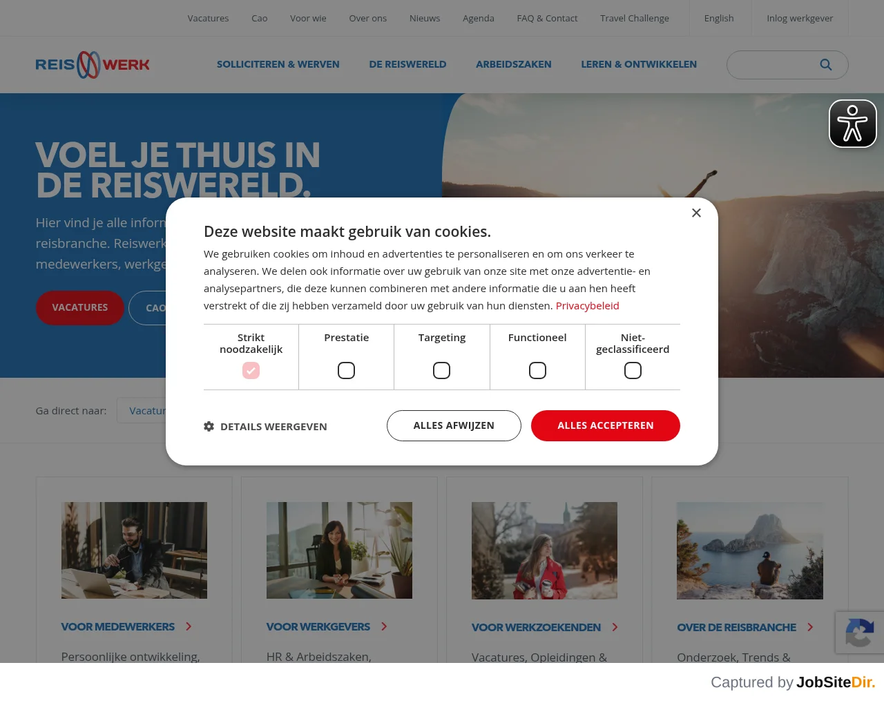 Reiswerk website screenshot