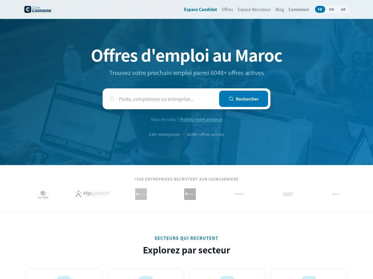 CoinCarrière website screenshot