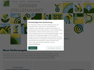 Grüner Stellenmarkt screenshot preview