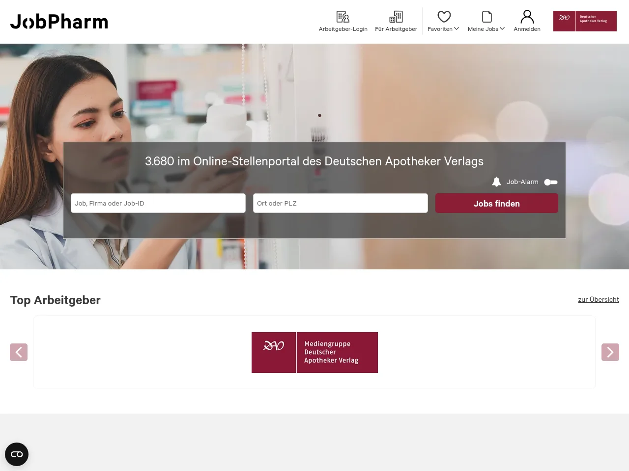JOBPHARM screenshot JOBPHARM website screenshot