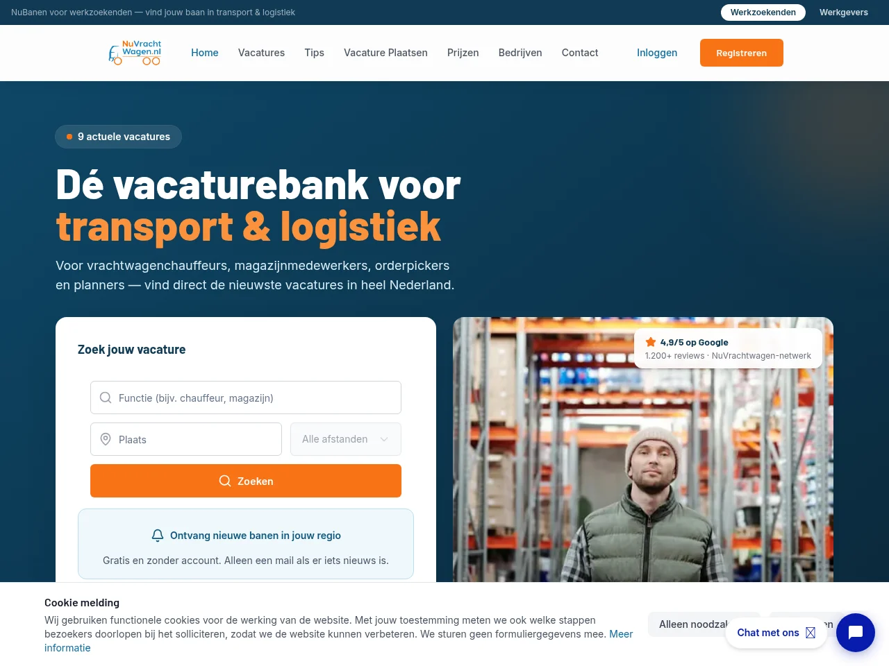 NuBanen screenshot NuBanen website screenshot