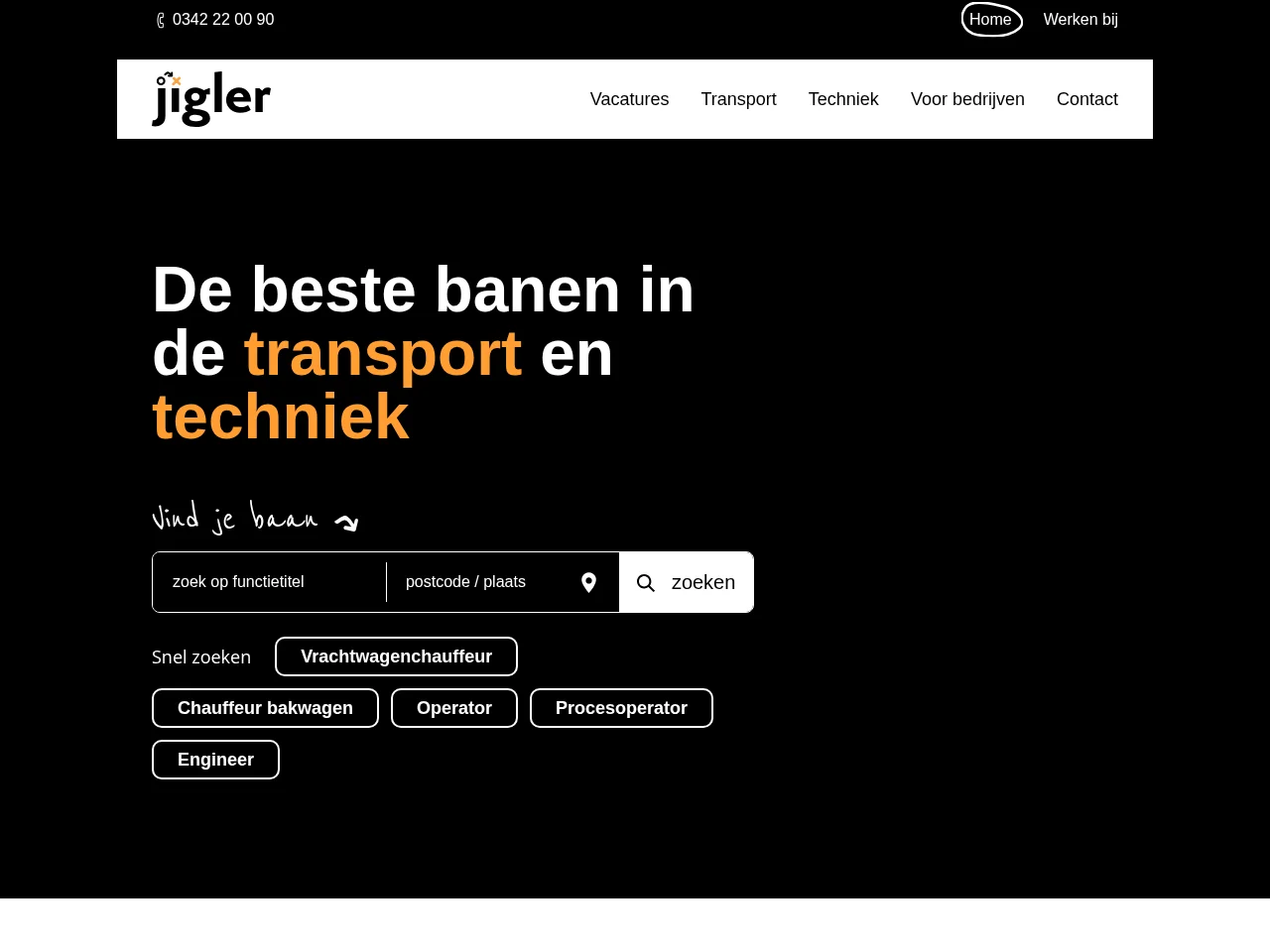Jigler screenshot Jigler website screenshot