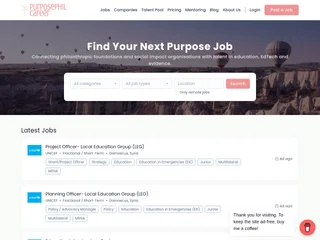 PurposePhil Career screenshot preview