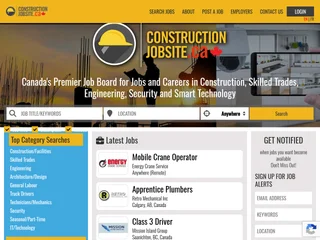 Construction Jobs Canada screenshot preview