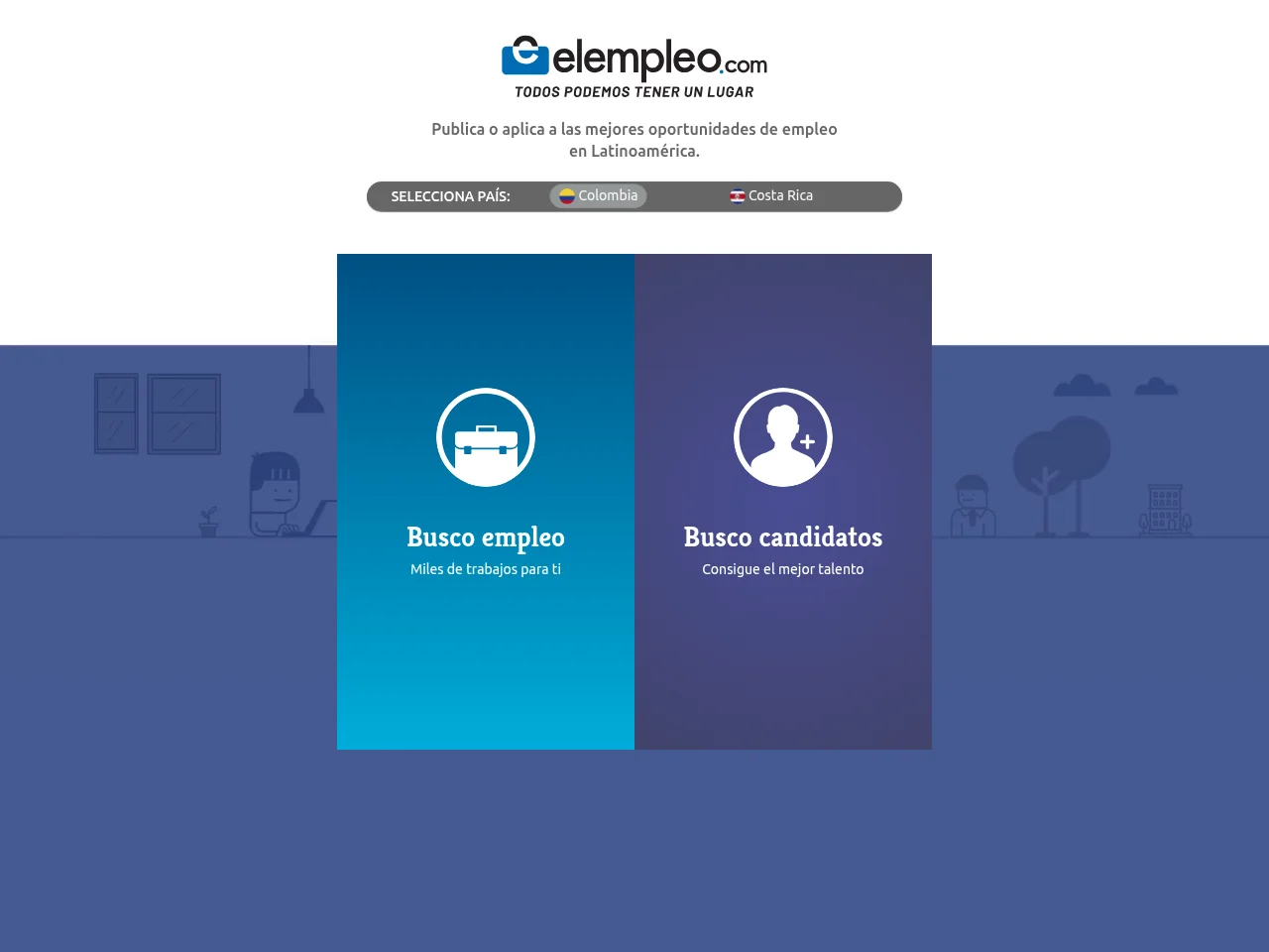 Elempleo website screenshot