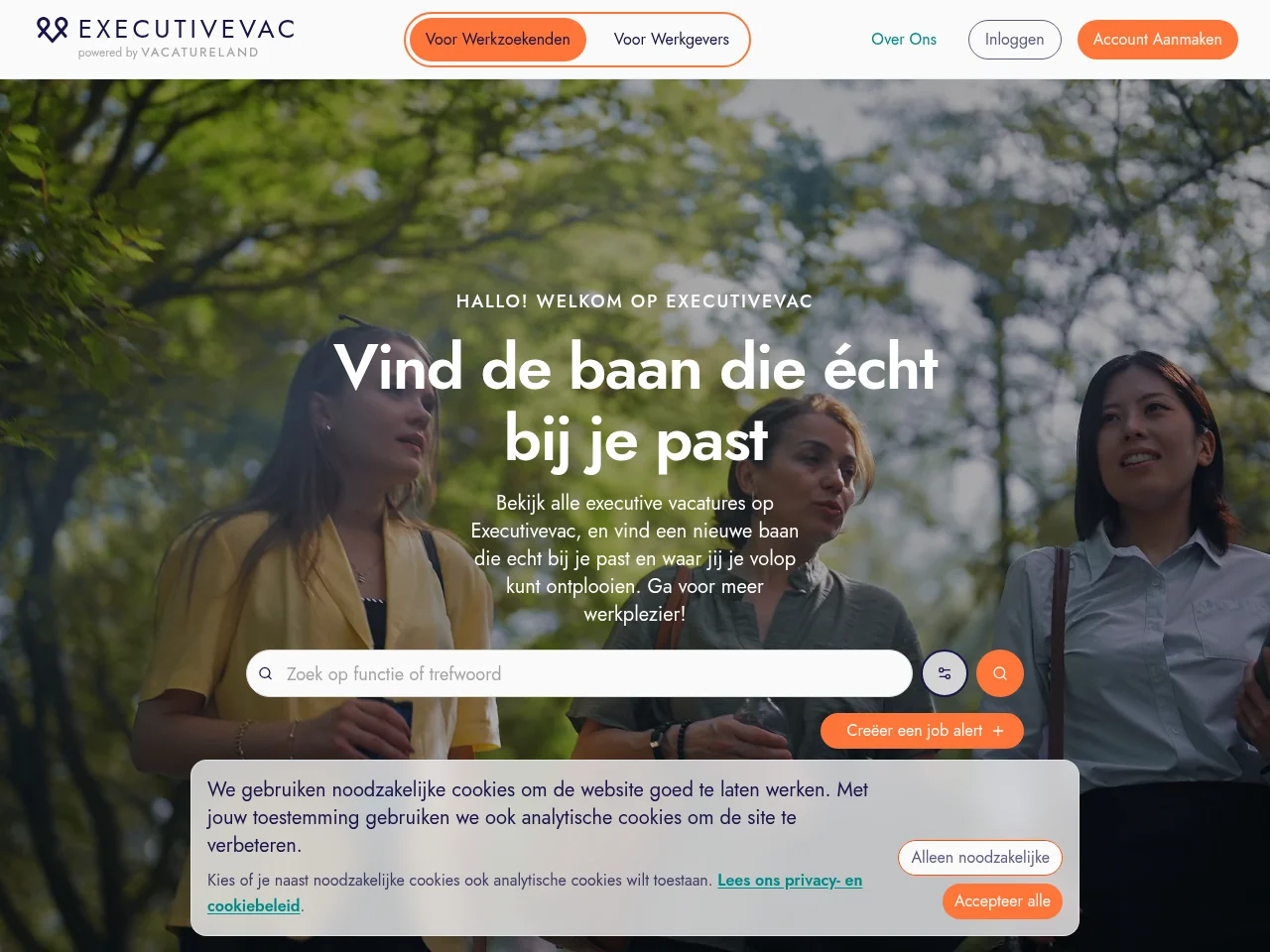 Executivevac website screenshot