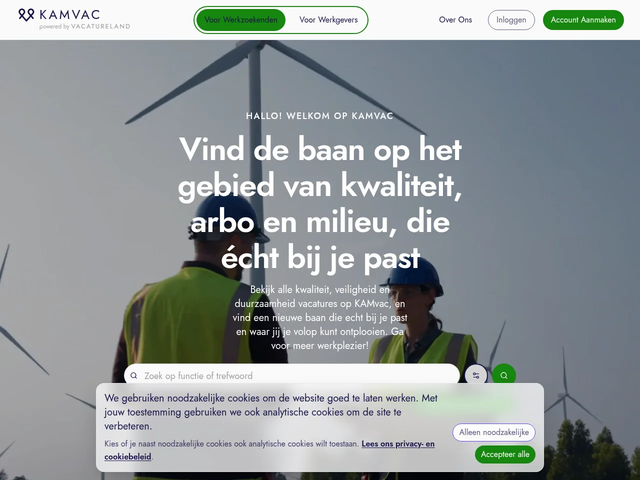 KAMvac website screenshot