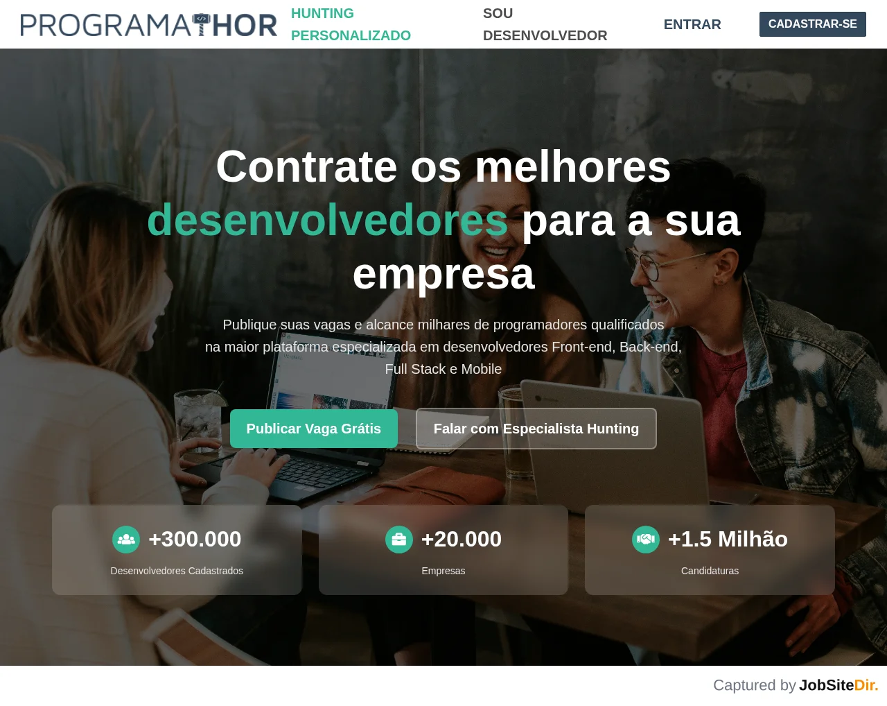 ProgramaThor website screenshot