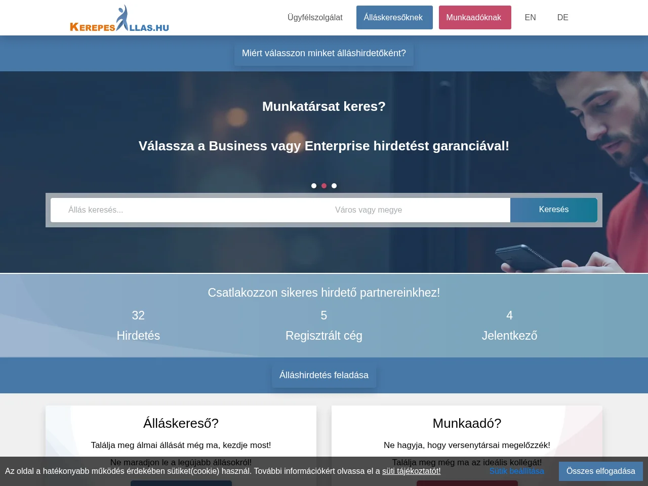 KerepesAllas screenshot KerepesAllas website screenshot