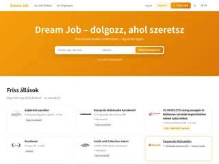 Dream Job platform preview Dream Job platform preview