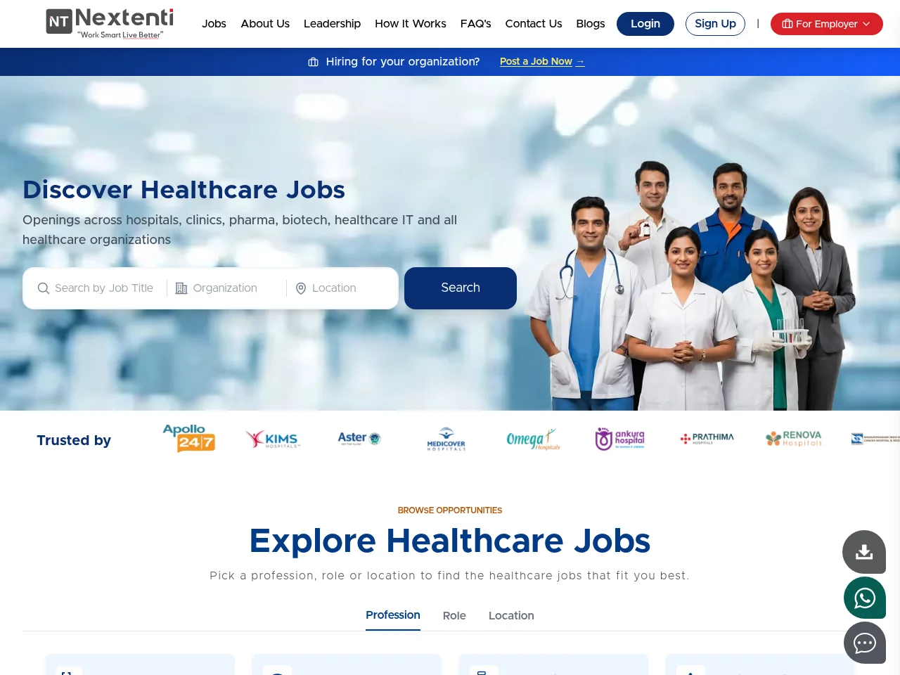 Nextenti screenshot Nextenti website screenshot