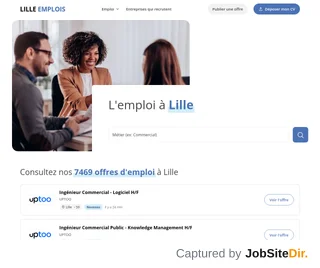 Lille Emplois screenshot preview
