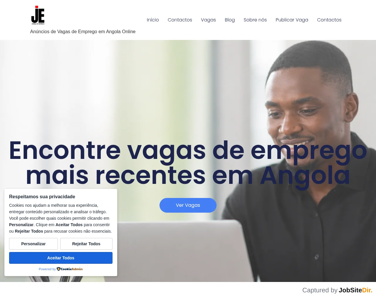 Jornal do Emprego screenshot Jornal do Emprego website screenshot