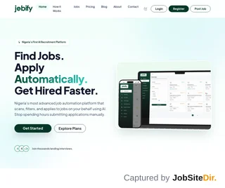 Jobify NG screenshot preview