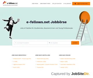 e-fellows Jobbörse screenshot preview e-fellows Jobbörse screenshot preview