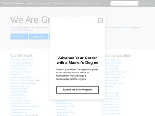 Green Jobs Network screenshot preview Green Jobs Network screenshot preview