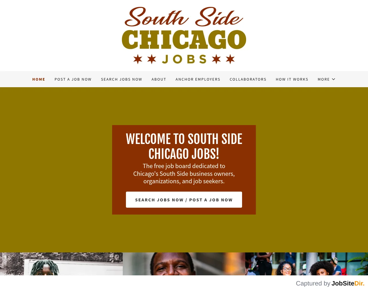 South Side Chicago Jobs website screenshot